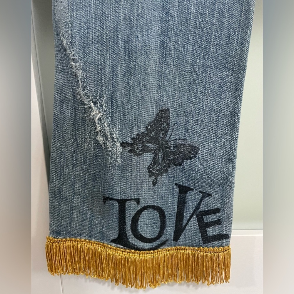 Restored by Design Upcycled American Eagle Jeans – One of a Kind Artisan Denim - Picture 10 of 13